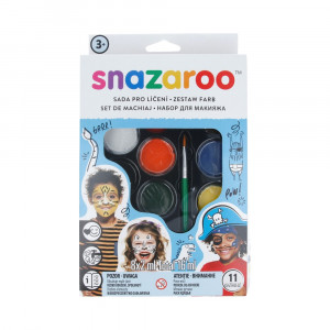 1180103/1172030 Набор грима кисть 8 цв. для мальчиков Snazaroo