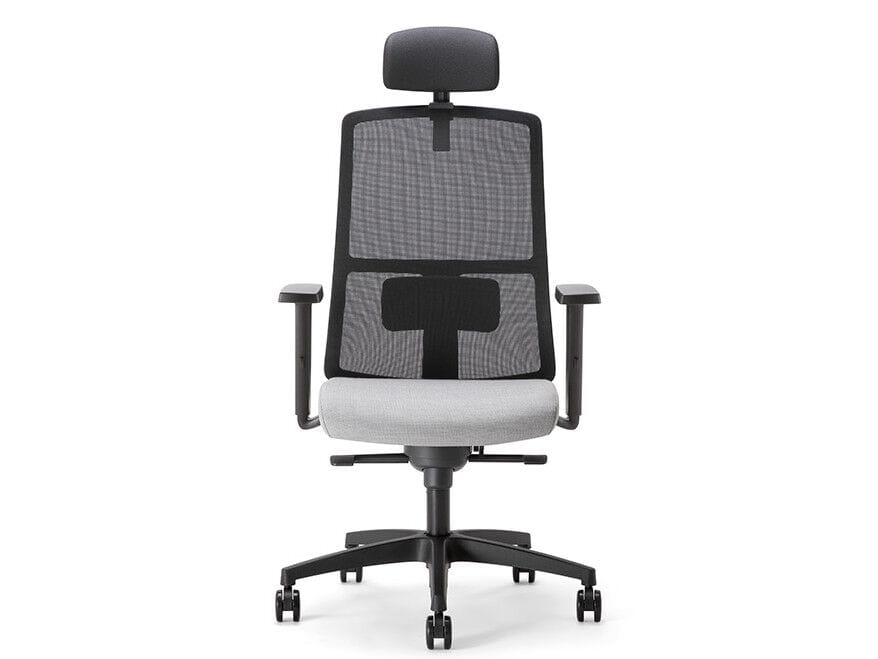 Поворотный сетчатый офисный стул с подлокотниками 5 спиц Nahu гармония ARCH-00091925 - Вид №1