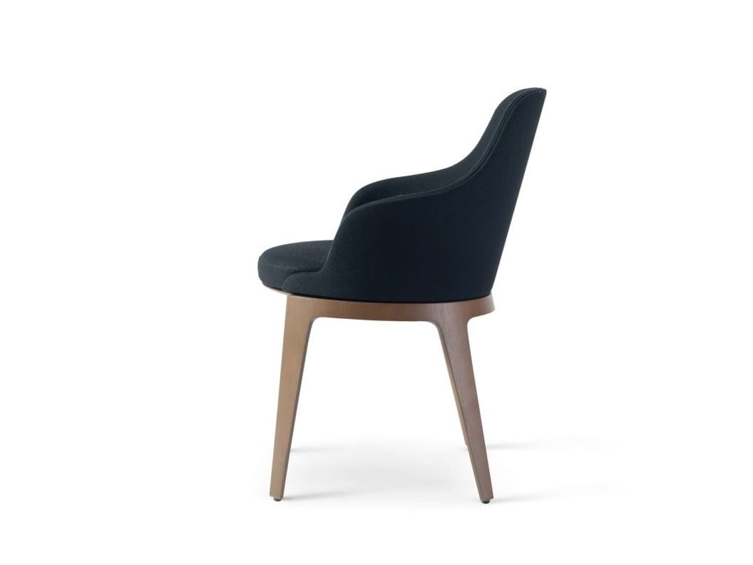 Тканевый поворотный стул с подлокотниками ROCHE BOBOIS TOURNICOTI ARCH-00134966 - Вид №3