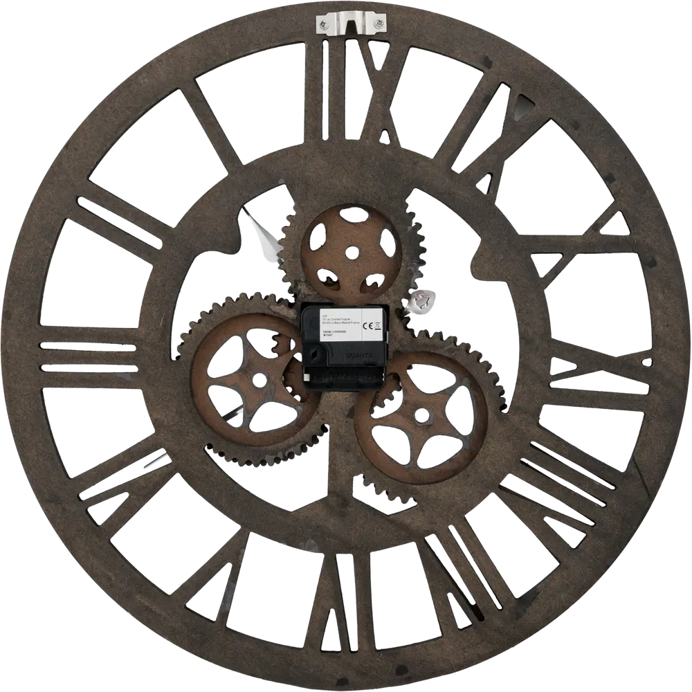 Часы настенные круглые 45 см чёрные Atmosphera Retro STLM-2094110 - Вид №1