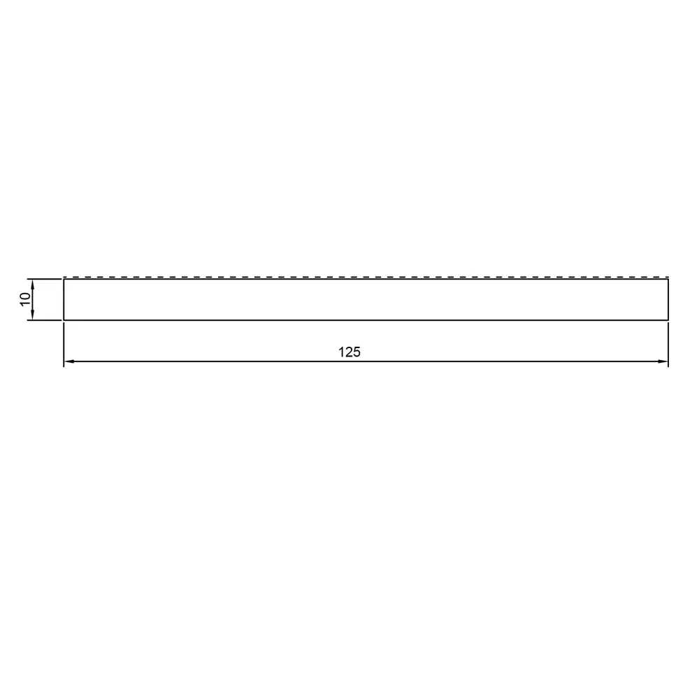 Добор 2100х125x10 мм финиш-бумага ламинация цвет белый VELLDORIS STLM-2149796 - Вид №2