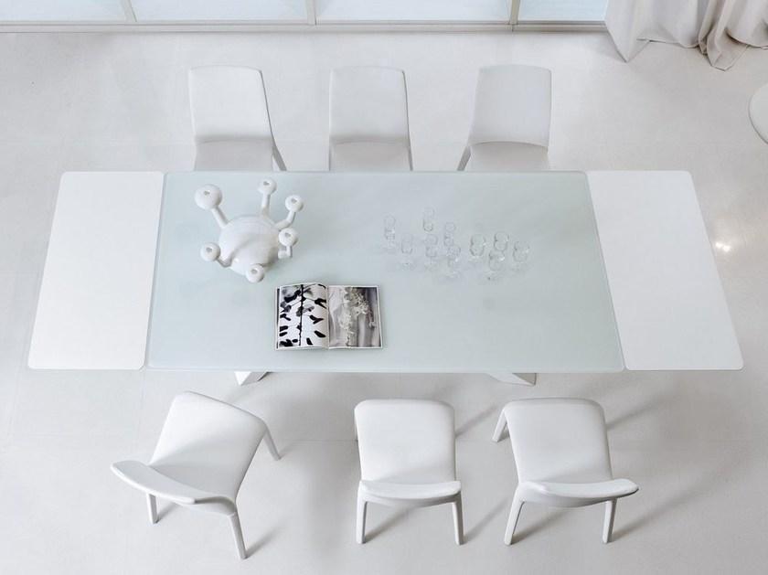 Bonaldo Стол со стальным основанием и деревянной или стеклянной столешницей sun-id-1367890 - Вид №3