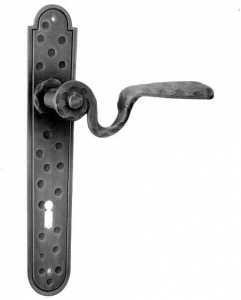 Galbusera Ручка из кованого железа на пластине  11