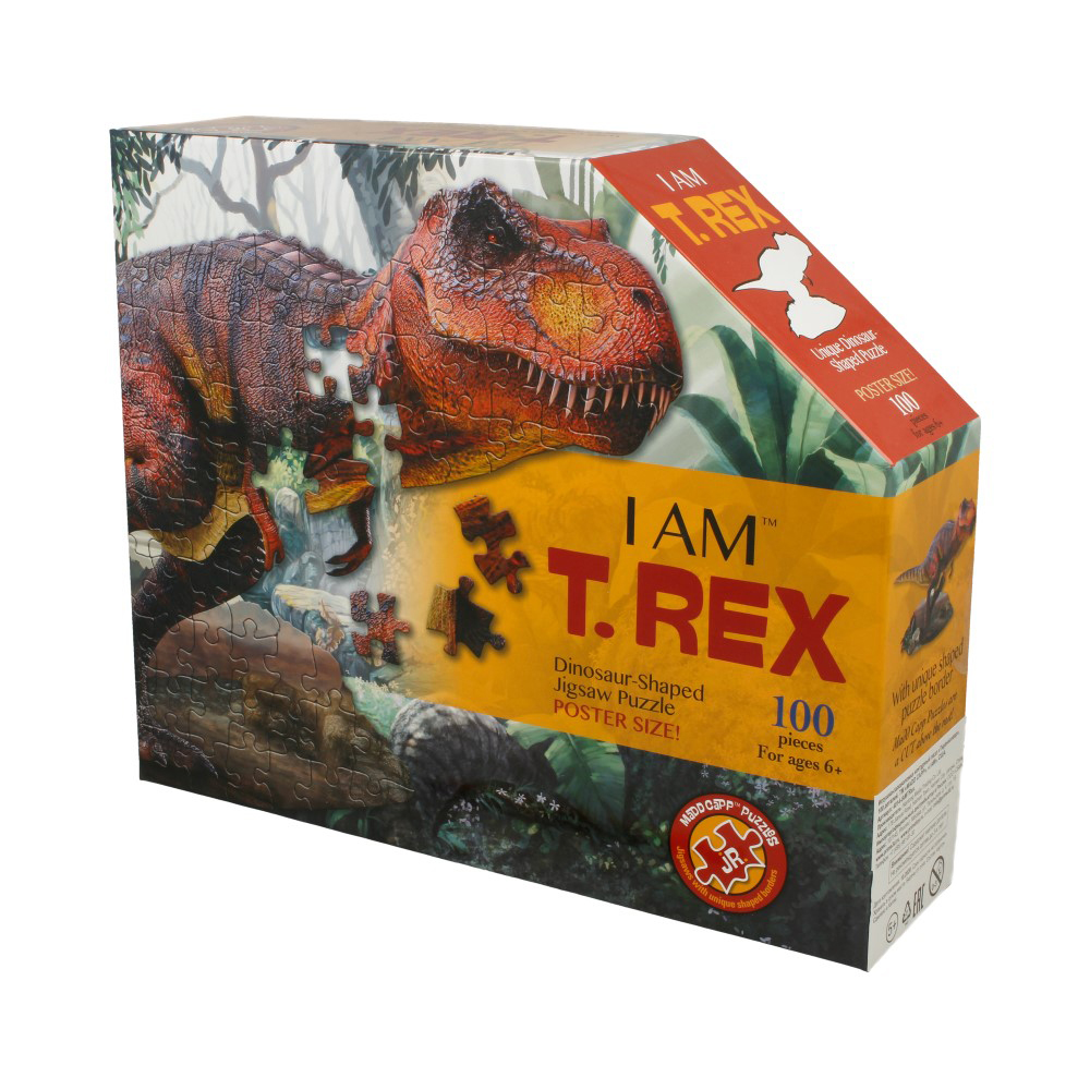 4014 Пазл 100 элемент. I AM T-REX (ТИРАННОЗАВР) I AM 