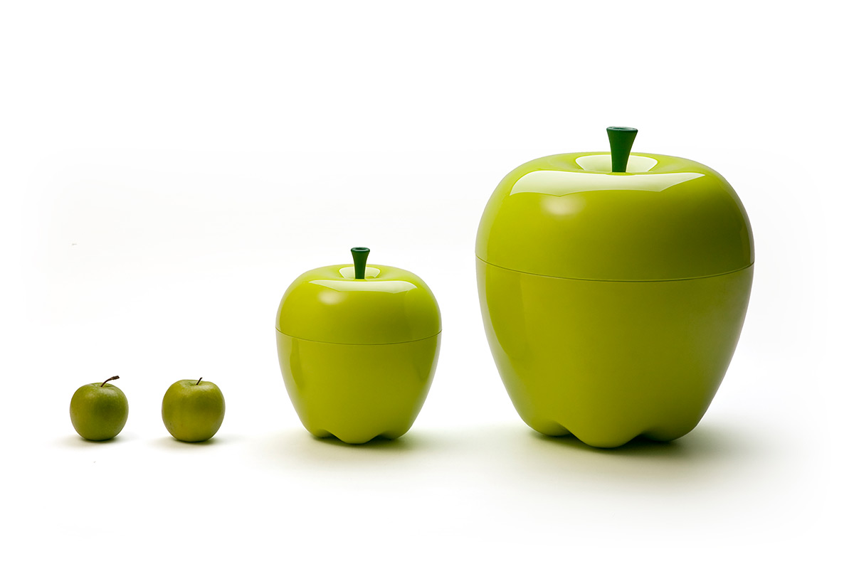 QL10034-GN Контейнер happle мини зеленый Qualy  - Вид №3