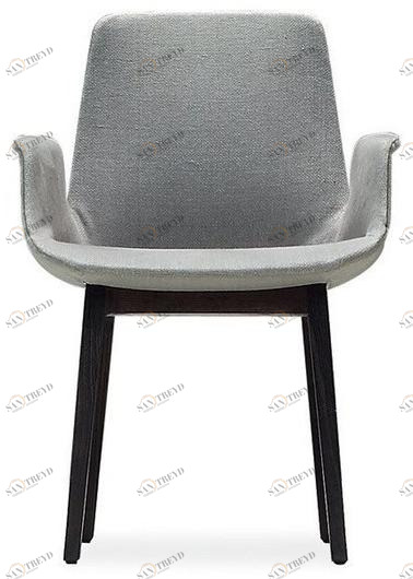 Poliform Стул из ткани с подлокотниками Ventura sun-id-1416716