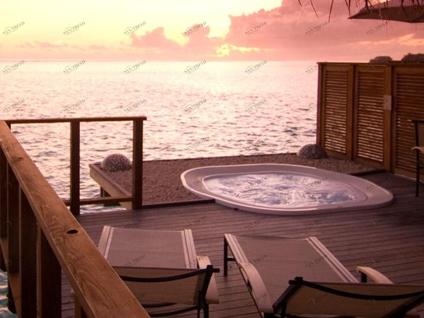 Jacuzzi® Встроенный мини-бассейн с хромотерапией с гидромассажем Professional sun-id-1441855