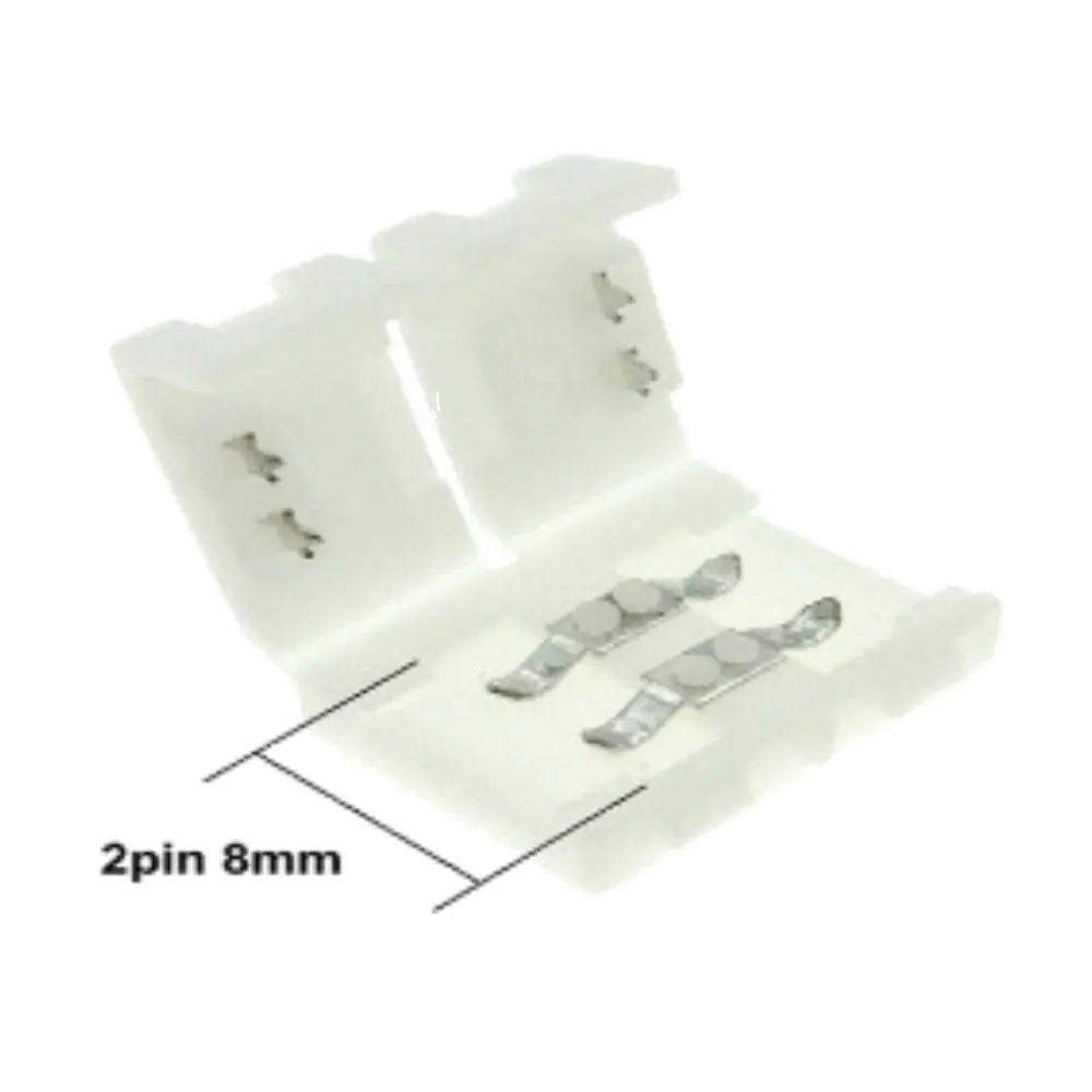 APEYRON Коннектор для светодиодной ленты 2pin 8 мм - надежное соединение 82458041 STLM-0027606