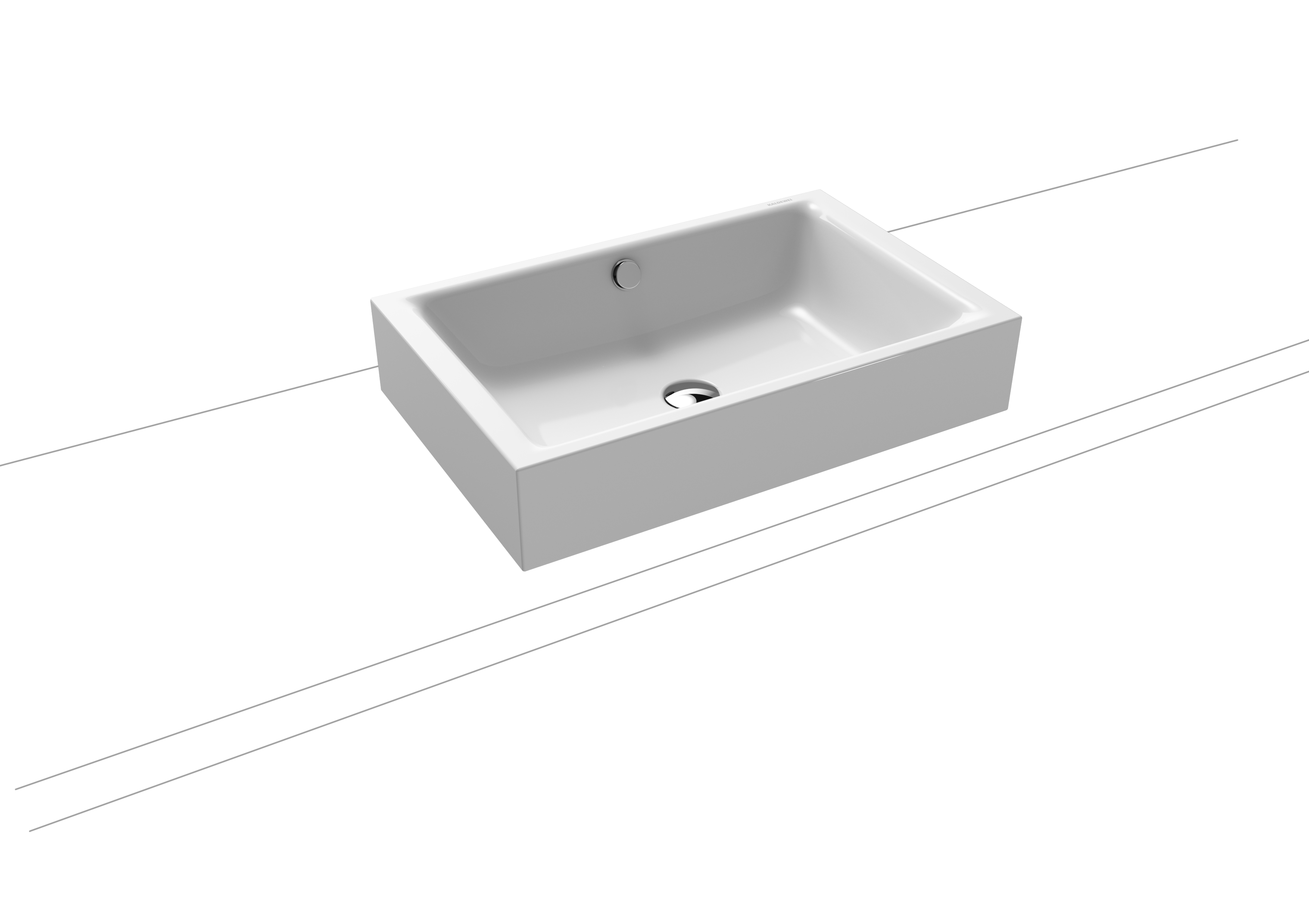 Умывальник KALDEWEI Сталь эмалированная 3176 1 альпийский белый 317630831 - Вид №1