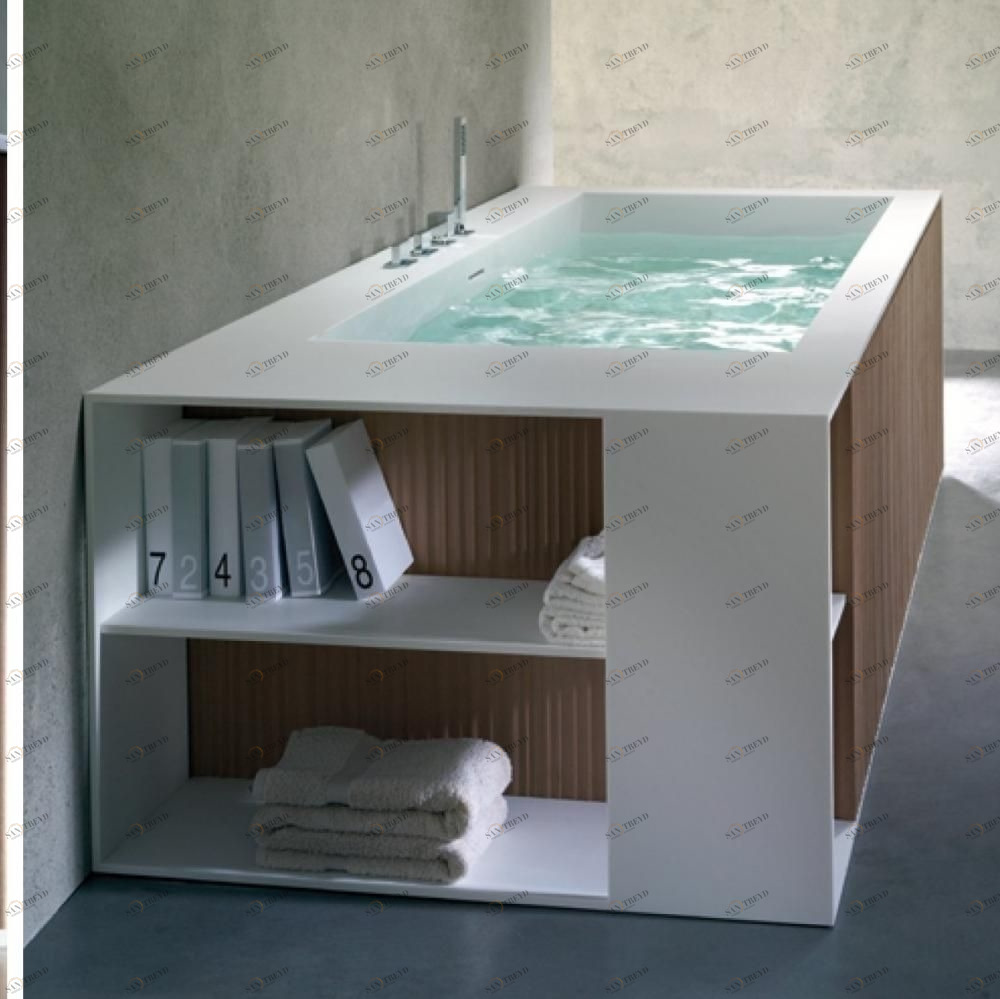 Ванна напольная с панелями Veer 200 см Karolitalia VEERRULE200X80