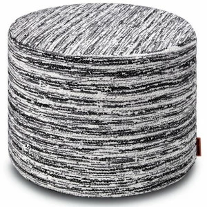 MissoniHome Пуф Cylinder из жаккардовой ткани Winter garden