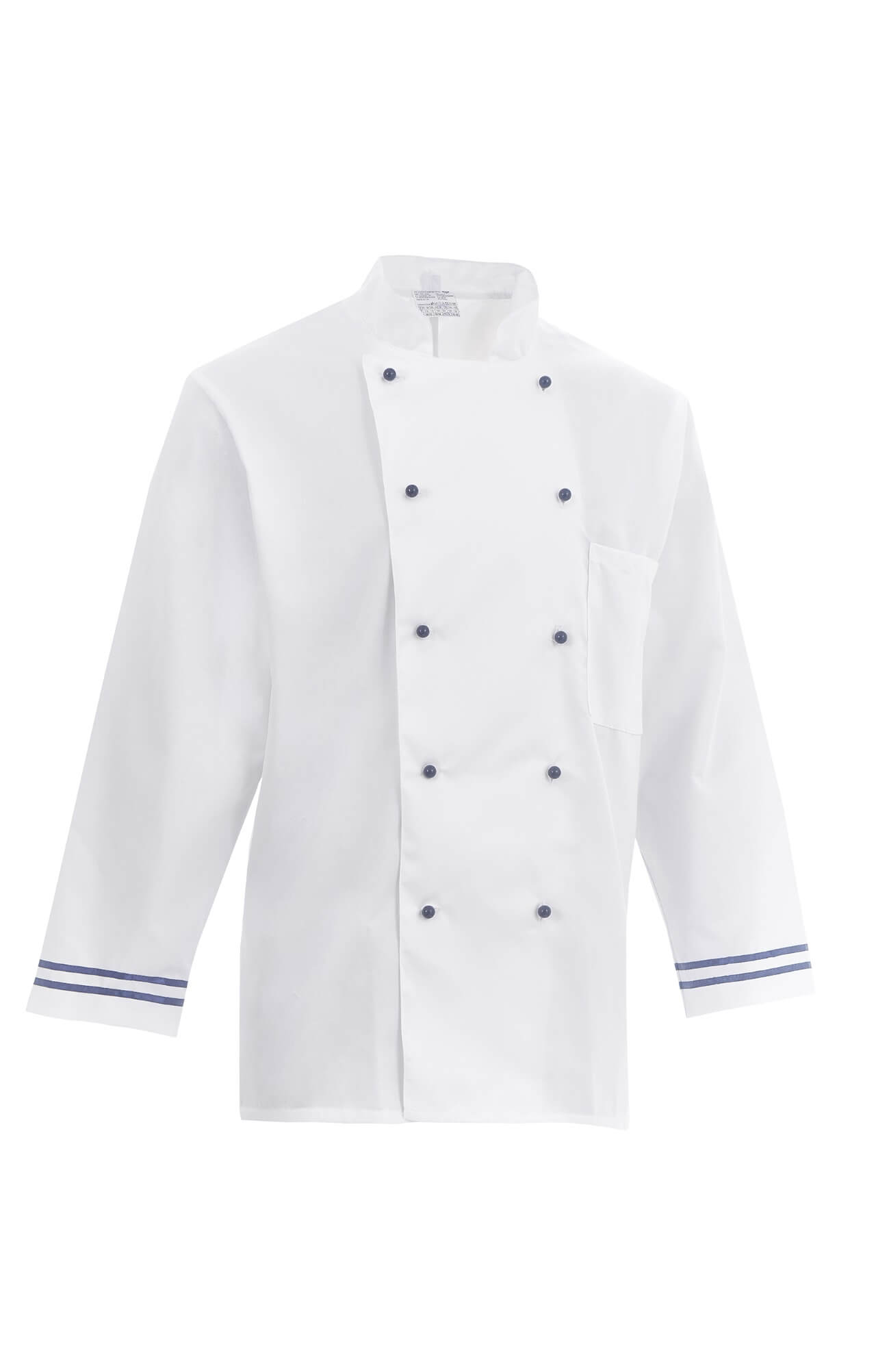64717 Куртка поварская "Люкс-Лайт" синяя полоска  Повар  размер 52-54/182-188 Спецодежда  - Вид №2