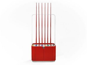 Свободно стоящая деревянная дверь планки