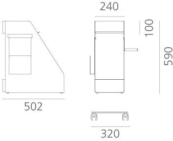 Systemtronic Стальная тележка sun-id-1403998 - Вид №3