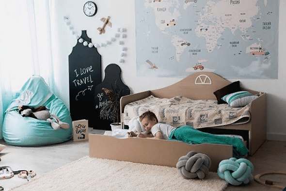 Доска грифельная детская малая "Амстердам" МАНДАРИН АМСТЕРДАМ 179518 Черный Santreyd  - Вид №4