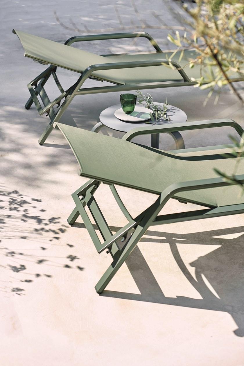 GANDIABLASCO Штабелируемый садовый кушетка из батилина с подлокотниками Stack sun-id-1407413 - Вид №1