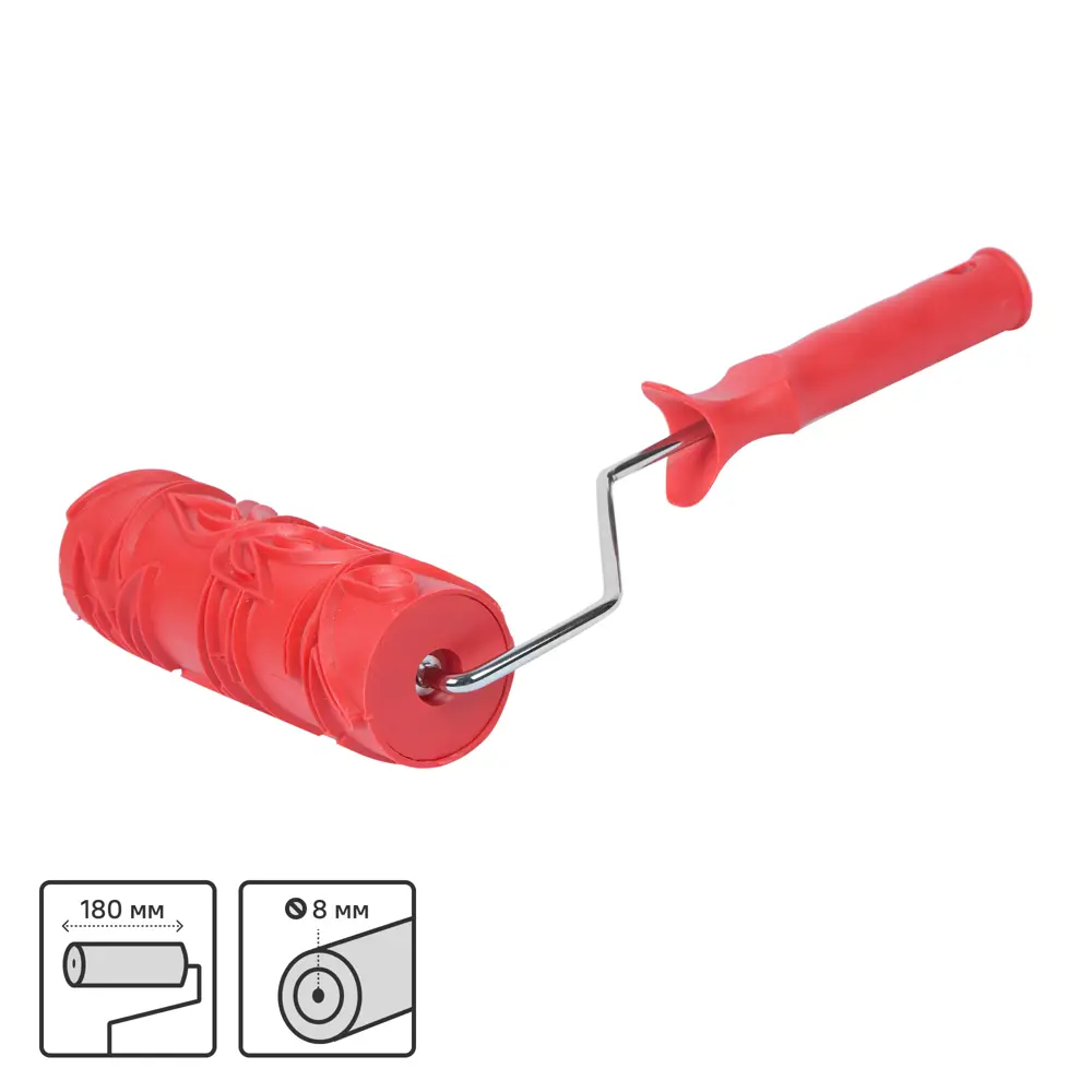 Фактурный валик PQTOOLS с эффектом бамбука для декоративной отделки стен 15076972 STLM-0005309