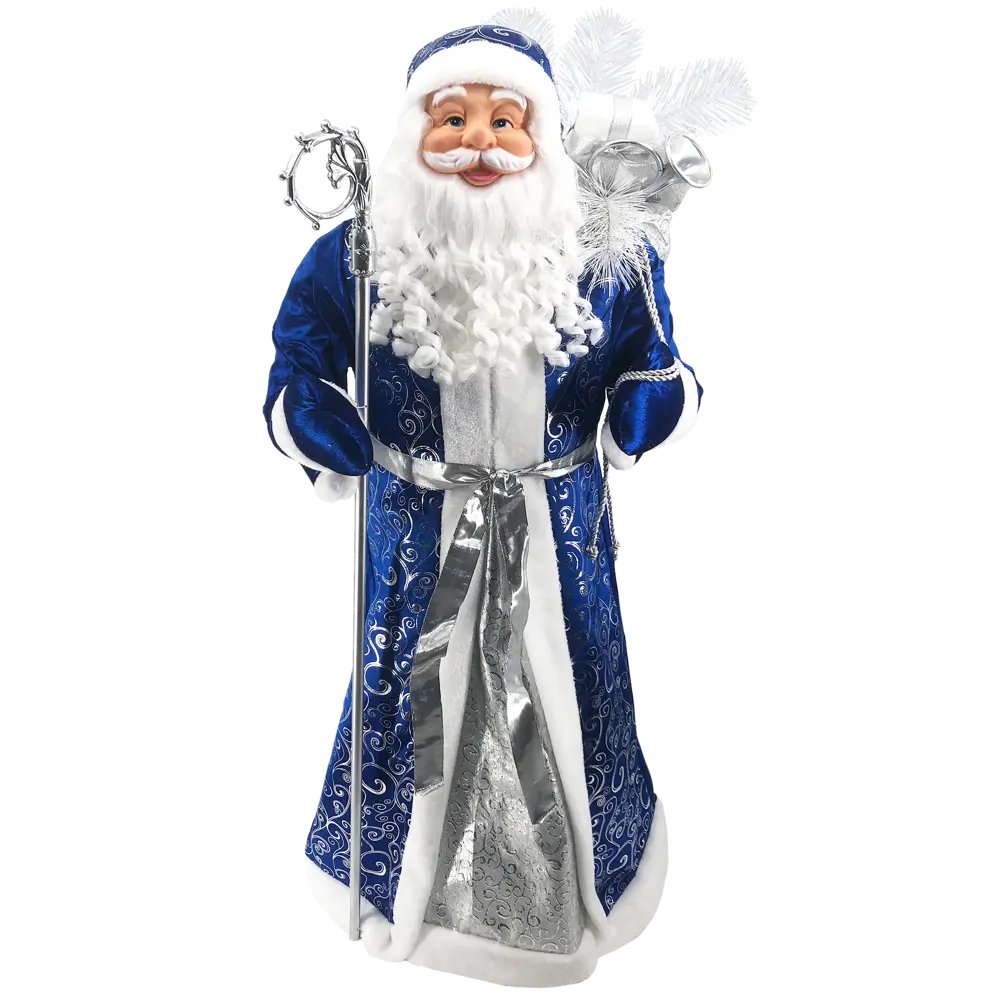 89381619 Декоративная фигура Дед Мороз 120x50 см синий STLM-1413331 Santreyd Winter - Вид №1