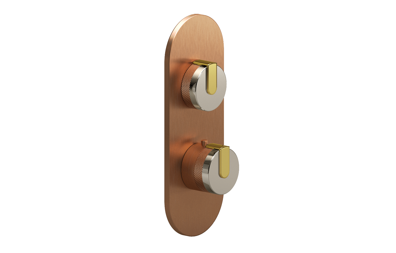 E-8026-R1PNE0-L1AU-BRG-T Планка M-Series с 2 ручками - Внешняя часть GRAFF MOD+