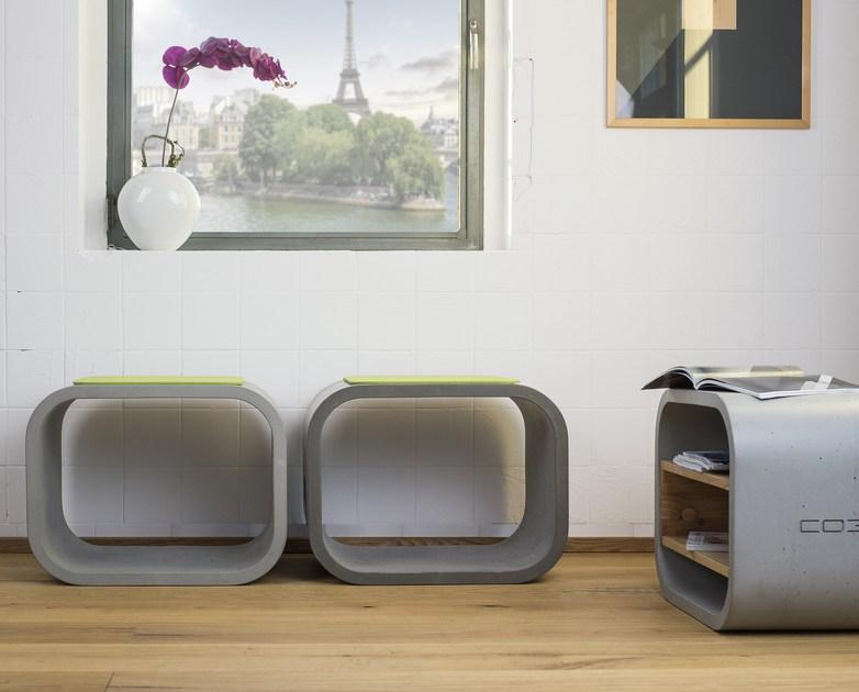 CO33 Бетонная скамья Opus O60b - Вид №4