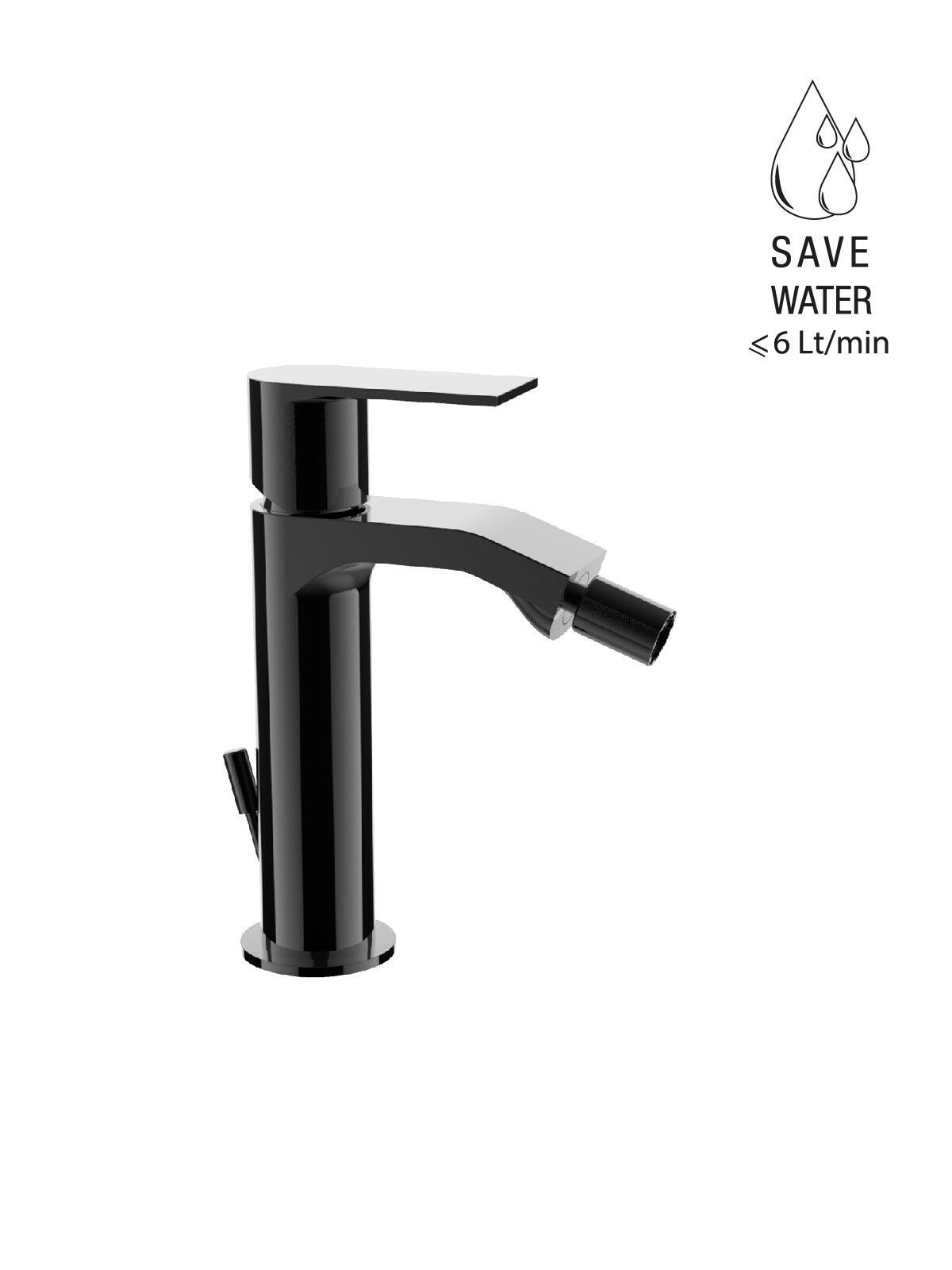 Однорычажный смеситель для биде с автоматическим сливом Rubinetterie Frattini Птолемей ARCH-00058563 - Вид №8