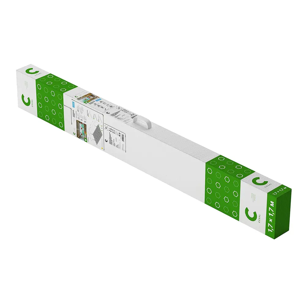 CESAL Реечный потолок кубической формы для входных зон и балконов 1.7×1.7 м 87202500 STLM-1015567 - Вид №2