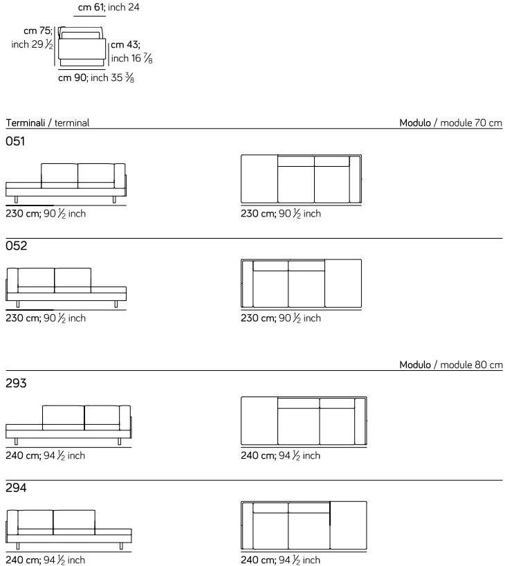 AMURA 5-местный кожаный диван Tau Am006.339+t532+032 - Вид №8