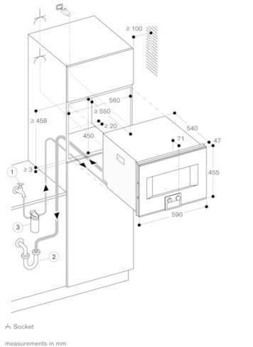 Gaggenau Комбинированная стеклянная печь Serie 400 Bs475102 - Вид №2