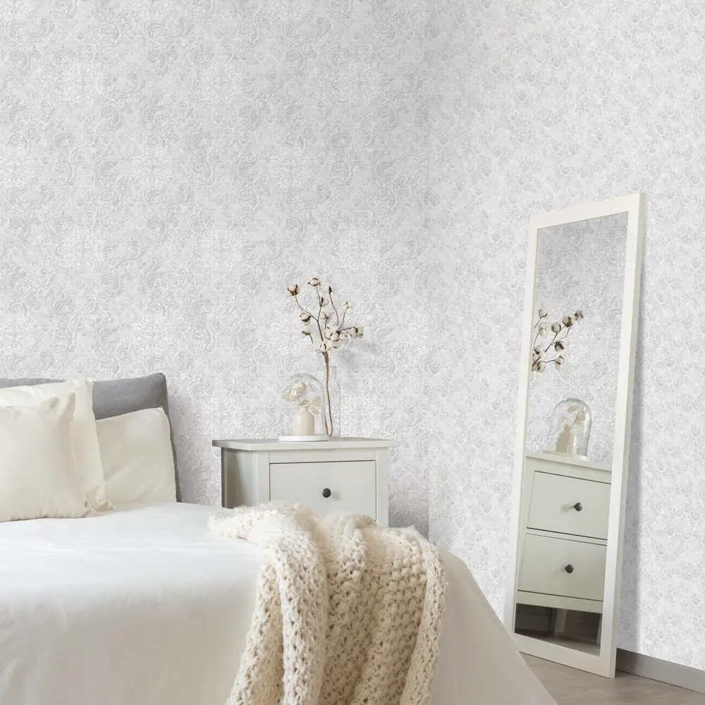 Обои флизелиновые Euro Decor Marco белые 1.06 м ED7116-00 STLM-2054960 - Вид №3