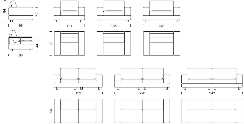Borzalino Модульный угловой диван из ткани sun-id-1399346 - Вид №5