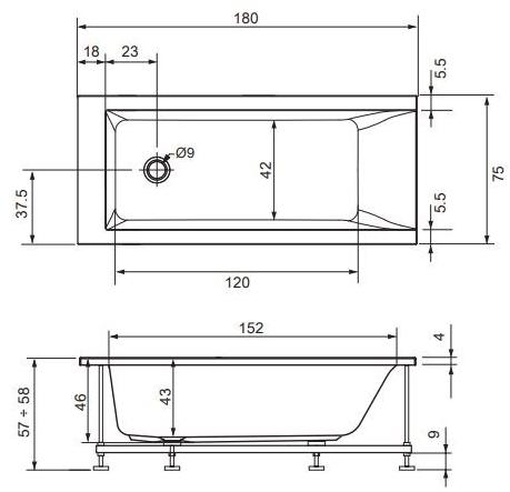 Gruppo Geromin Акриловая ванна Whirlpool sun-id-1427225 - Вид №8