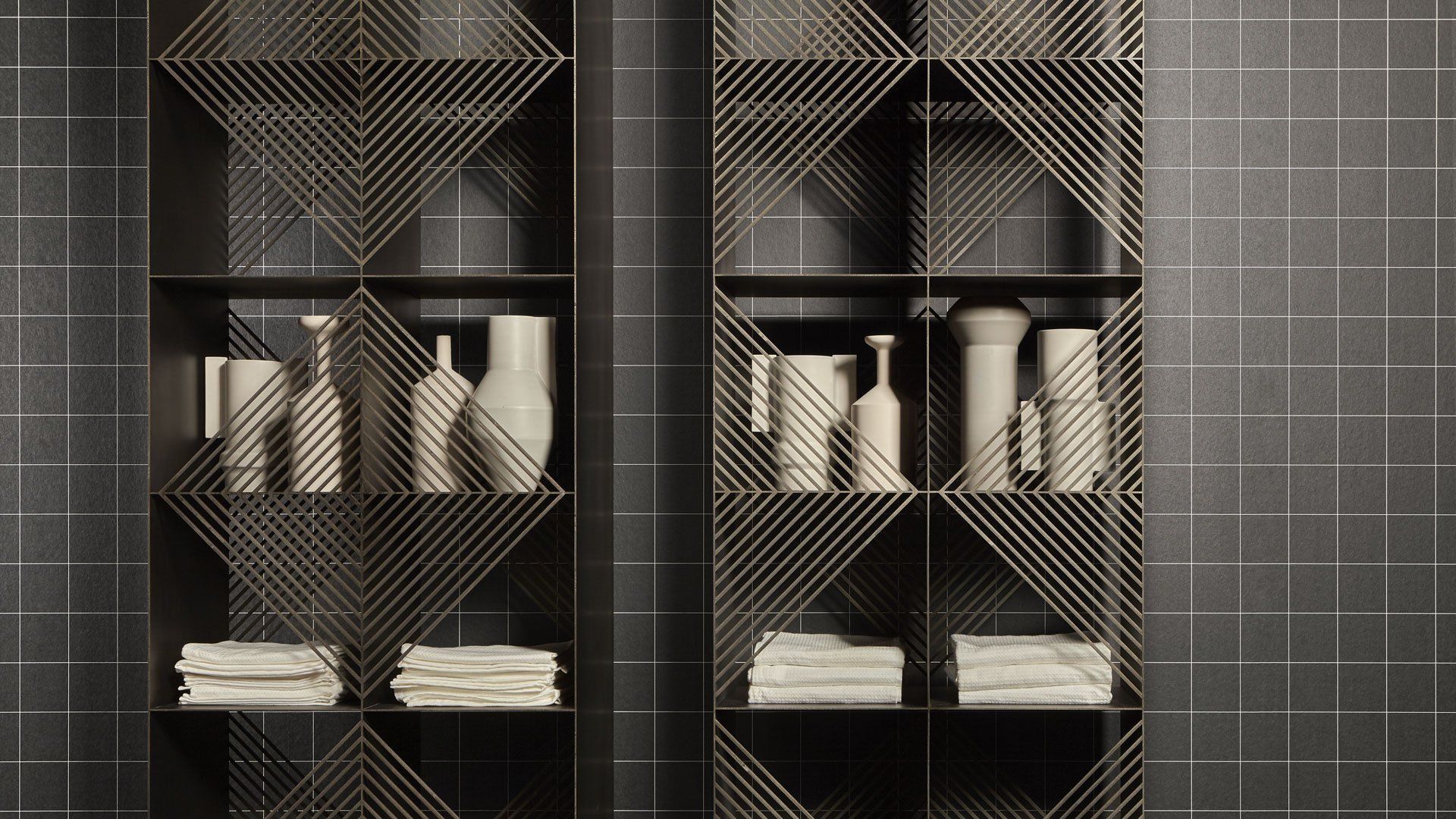 Книжный шкаф из металла Antoniolupi Tramato ARCH-00085509 - Вид №2