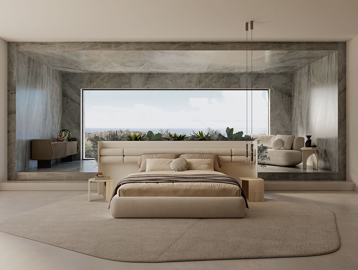 Двуспальная мягкая кровать Gallotti&Radice SUNRISE ARCH-00139210 - Вид №2