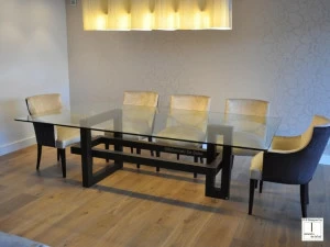 Gonzalo De Salas Прямоугольный обеденный стол из стекла Ios