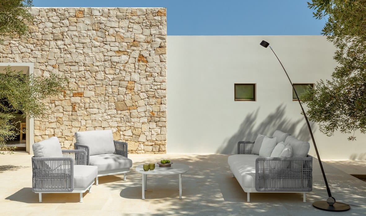 Тканевое садовое кресло с подлокотниками Talenti Slam / Rope ARCH-00149619 - Вид №1