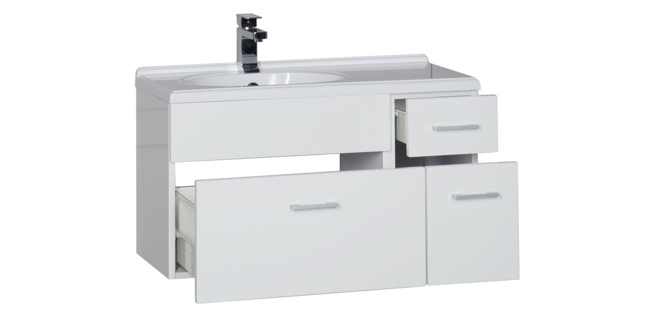 Комплект мебели Aquanet Данте 85 L белый 00164815 - Вид №4