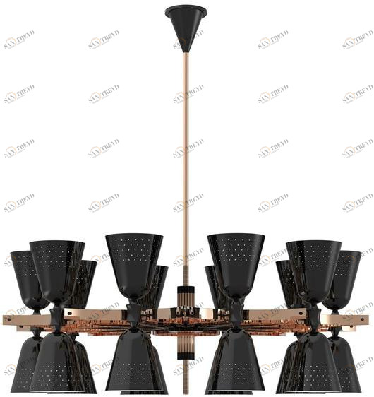 Delightfull Люстра из латуни с прямым светом Charles sun-id-1470221