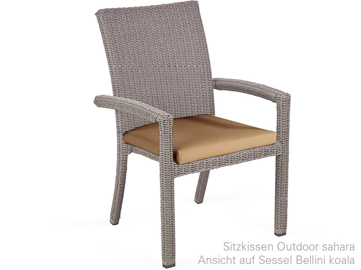 10.00.1401 Кресло Bellini подушка сиденья Outdoor Sahara Mbm  - Вид №1