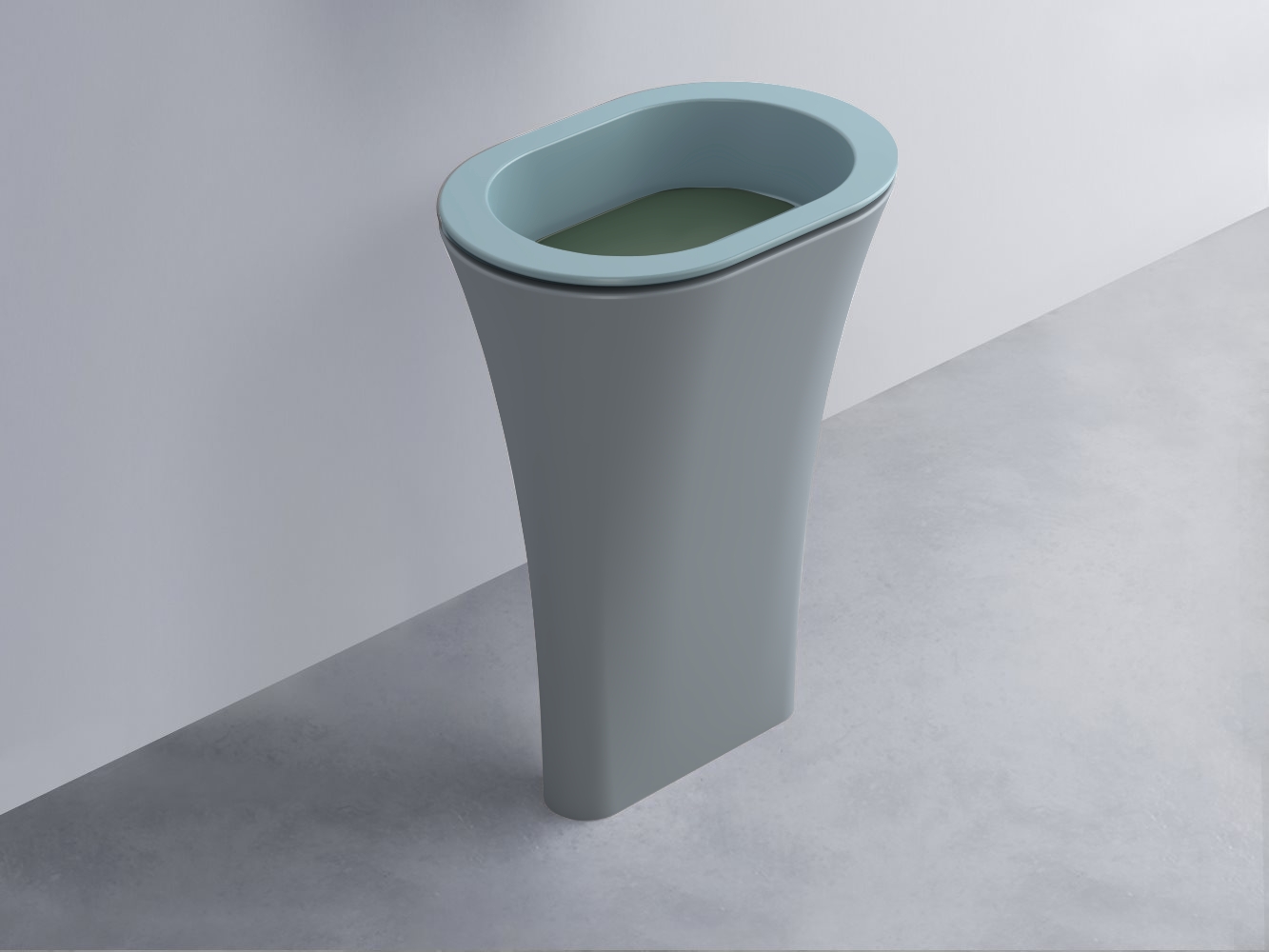 AMLA65-PL+AMPILO-MU+AMCOLO-BR Раковина Amedeo Ovale отдельностоящая cielo Enjoy + Amedeo Ceramica Cielo