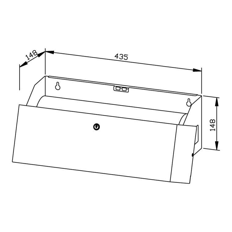 728680 Диспенсер рулонов бумаги для смены подгузников WP2405 WAGNER_EWAR A-LINE Wagner Ewar  - Вид №1