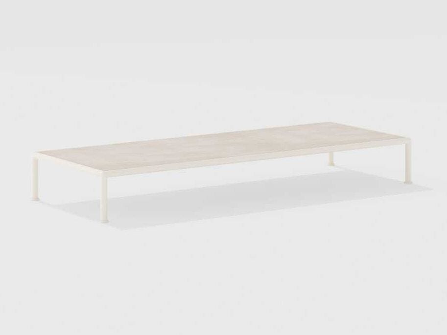 Низкий прямоугольный садовый столик из керамогранита FAST Roè ARCH-00085307 - Вид №1