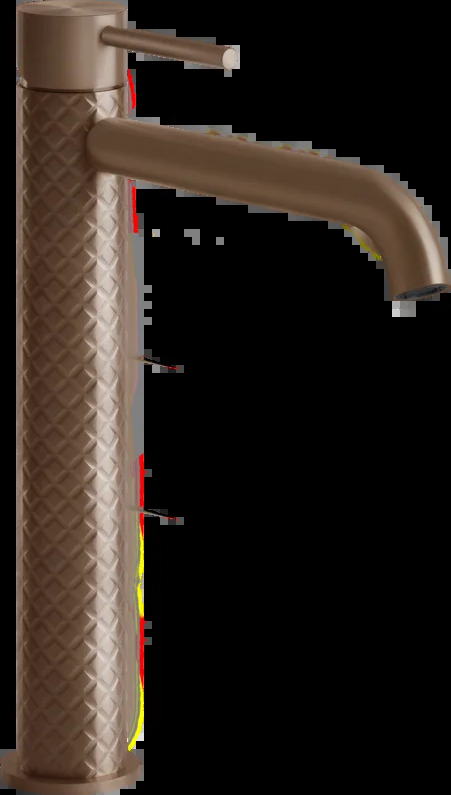 Смеситель для умывальника 54106 708 Gessi Gessi316 МЕДНЫЙ МАТОВЫЙ PVD