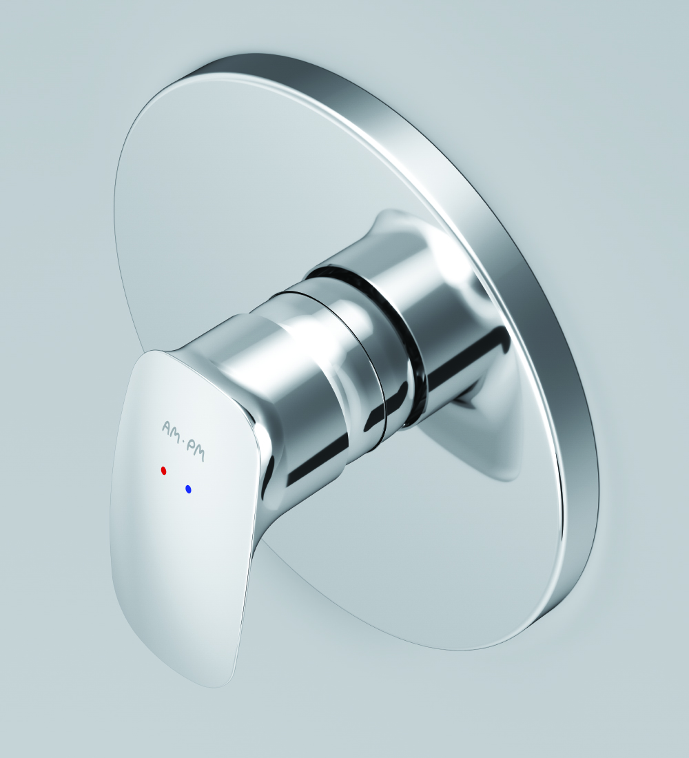 F71A75000 cмеситель д/душа монтируемый в стену хром шт. AM.PM Spirit 2.1  - Вид №2