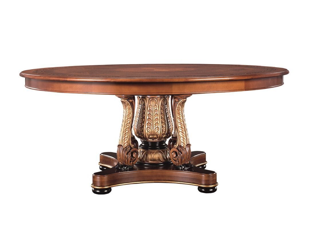 Круглый деревянный стол с центральным основанием Hurtado Traditional ARCH-00066358