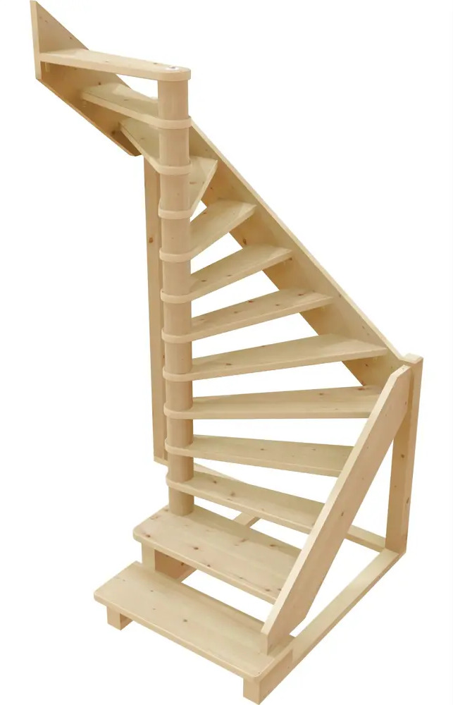 Santreyd: Угловая лестница поворотная 180° для компактных помещений 11466121