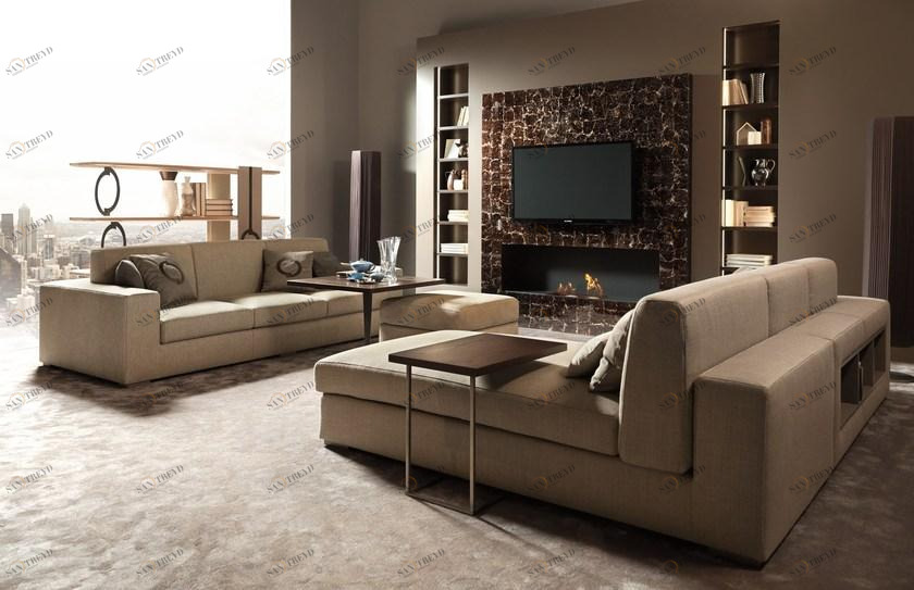 Caroti Высокий журнальный столик из дерева в современном стиле для гостиной Concept 128 edgar