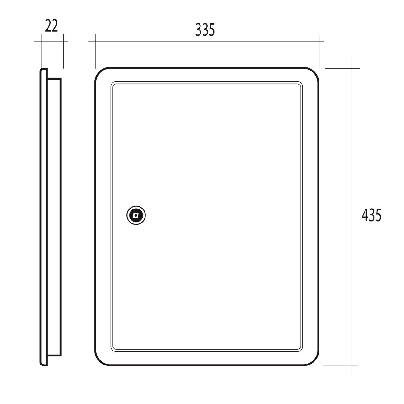 Инспекционная дверца для отверстия 320×420 мм First Corporation вентиляция ARCH-00138864 - Вид №4