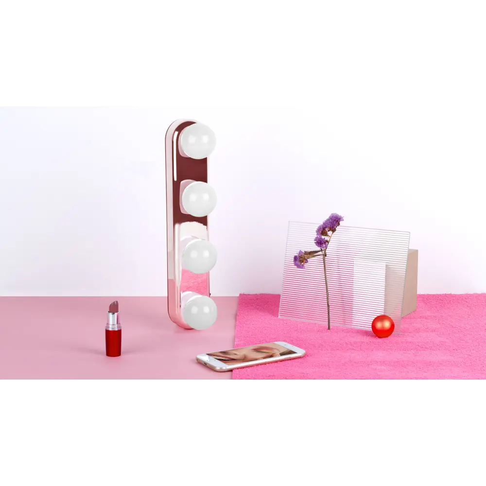 Светильник Rombica Beauty Rose LED на присоске 2 В нейтральный белый свет, цвет розовый 83387879 STLM-2044508  - Вид №3