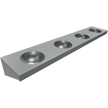 Edone Подвесной четырехместный умывальник с круглой чашей, отформованной внутри и снаружи sun-id-2008748