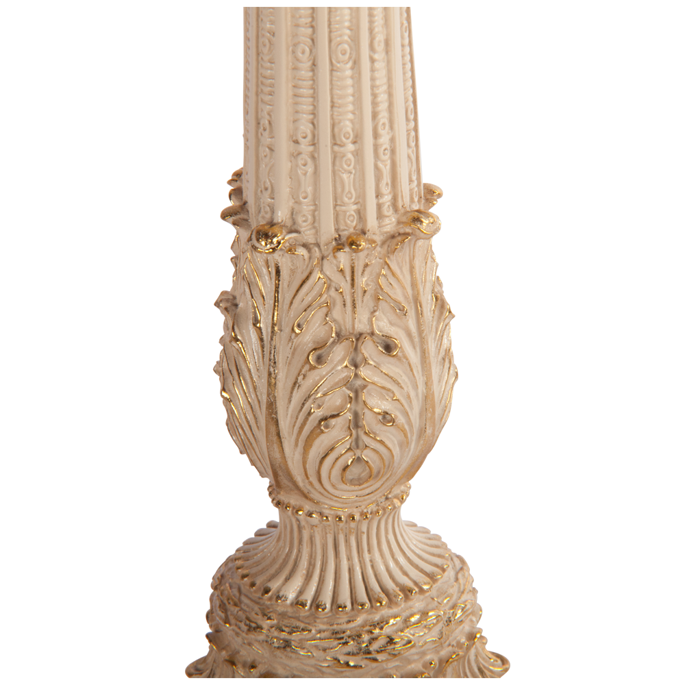 32022,34057 Настольная лампа Колонна Испанская Айвори Тюссо Поталь BOGACHO 4627138210987, 4627138151136 - Вид №3